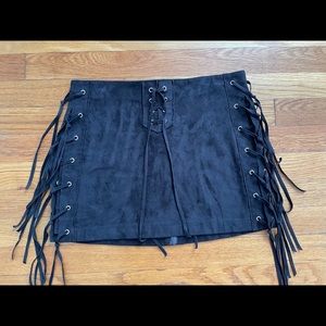 Bebe black skirt